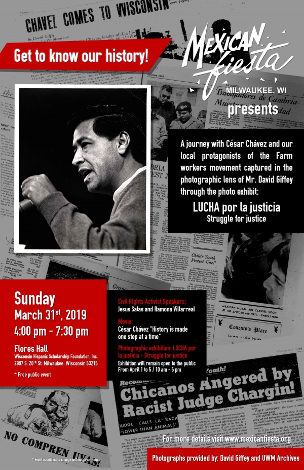 César Chávez Postcard (Inglés)